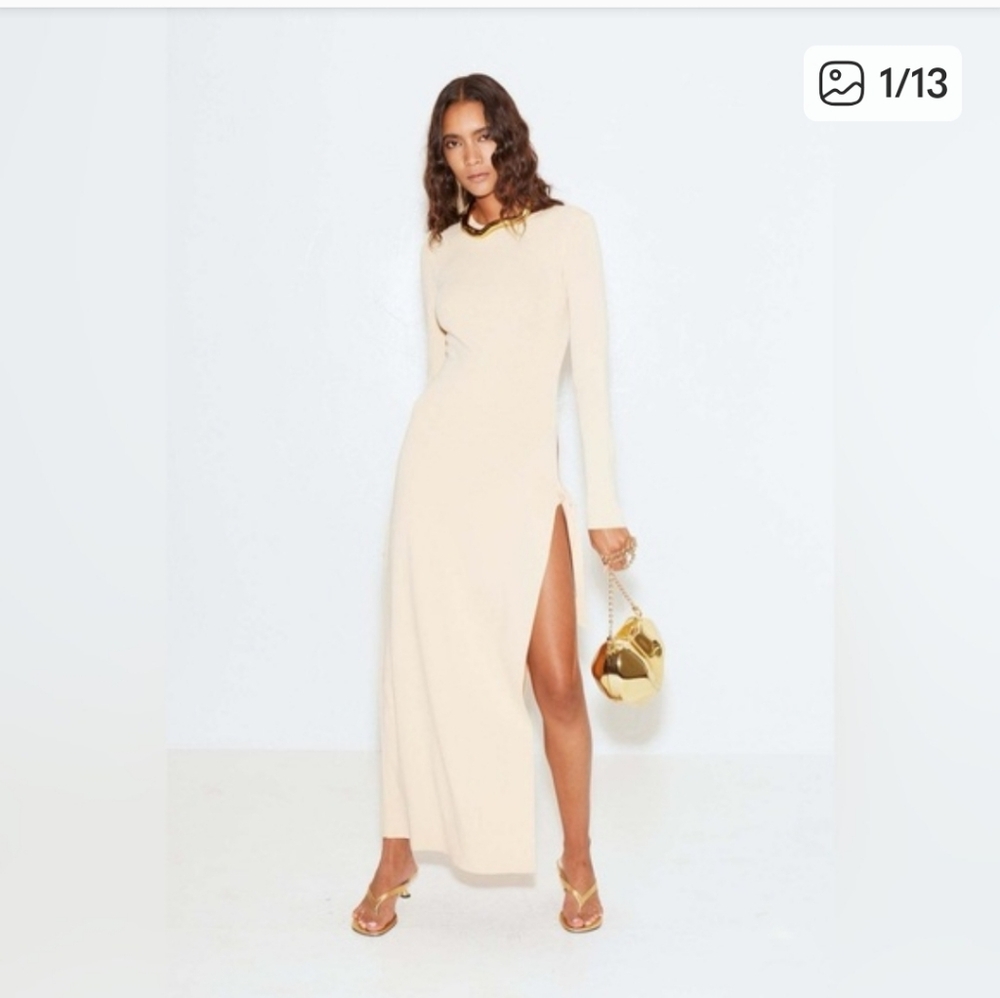 Simon Miller junjo long sleeve  knit maxi dress